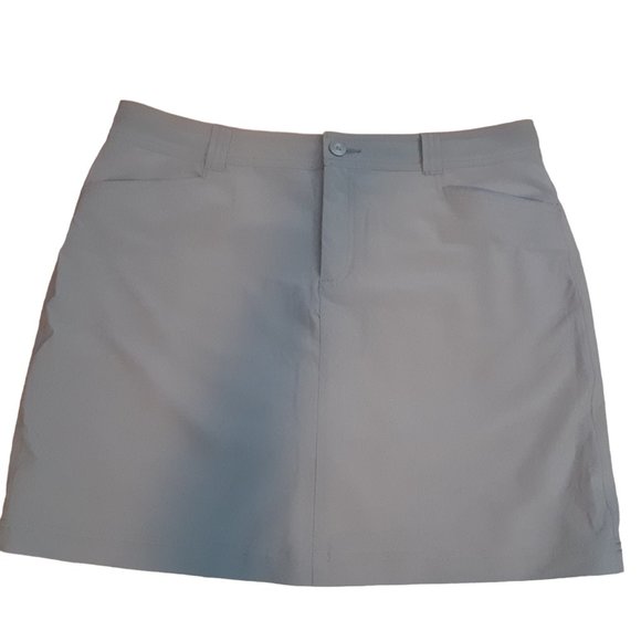 Eddie Bauer Dark Smoke Gray or Stone Adventure Skort - Picture 2 of 16